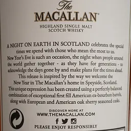 Віскі The Macallan A Night On Earth Highland Single Malt Scotch Whisky 43% 0.7 л - мініатюра 5