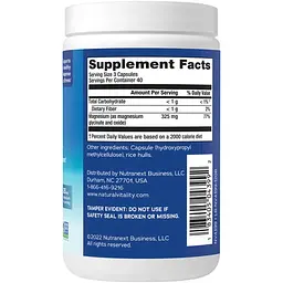 Гліцинат магнію Natural Vitality CALM Magnesium Glycinate 325 мг 120 капсул - мініатюра 2