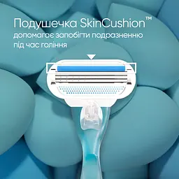 Подарунковий набір для жінок Gillette Venus: бритва Smooth + змінні картриджі, 2 шт. + гель для гоління Satin Care 75 мл - мініатюра 5