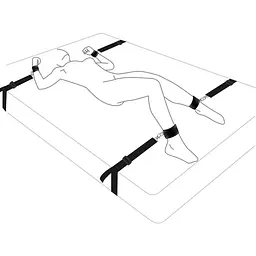 Розтяжка на ліжко Art of Sex - BDSM No pain - No game - мініатюра 2