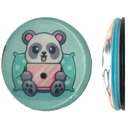 Тримач Поп Сокет New Glass (Скло) Baby Panda №38