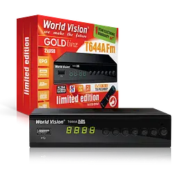 Ефірний Т2 ресивер, цифровий тюнер World Vision T644A - мініатюра 1