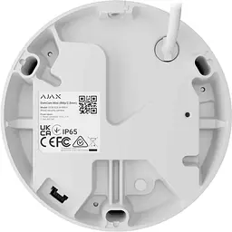 Камера відеоспостереження Ajax DomeCam Mini 8 Mp 2.8 mm ASP біла (000039327) - мініатюра 3