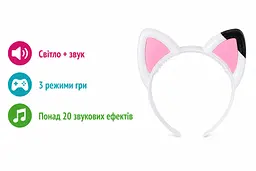 Інтерактивні котячі вушка Габбі Spin Master Gabby's Dollhouse The Movie Meow-mazing Interactive Ears звукові та світлові ефекти від 3 років (SKU-188) - мініатюра 2