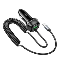 Адаптер автомобільний Hoco Rank Car charger Z58B (Type - C Cable set) |1Type-C, 48W/3A, PD30W/QC| - мініатюра 2