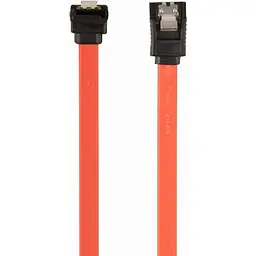 Кабель Cablexpert SATA III 0.5m із засувкою та кутовим роз'ємом (CC-SATAM-DATA90) - мініатюра 2