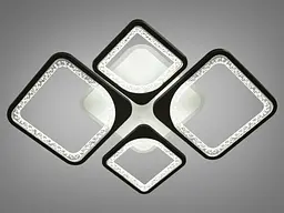 Світлодіодна люстра до 18 кв. колір чорний Diasha MX2559/2+2BK LED 3color dimmer - мініатюра 4