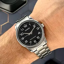 Чоловічий годинник Casio MTP-V001D-1B Сріблястий ( AT1141-0112 ) - мініатюра 5