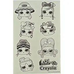 Розмальовки-наліпки Crayola з фломастерами (35083) - мініатюра 2