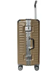 Валіза Milano bag 013 колір шампань розмір маленький S - мініатюра 5