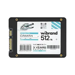 Жорсткий диск 2.5 SSD 512GB Wibrand Caiman WI2.5SSD/CA512GB 3D TLC NAND SATA-III 6Gb/s зап/чт. - 470/560мб/с BULK - мініатюра 3