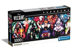 Пазл Clementoni Поганці, Disney (Disney Villains Panorama Puzzle - 1000 pcs.), 1000 ел. (панорама) (39872)