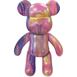 Набір для творчості ToyMonster Pour Palz Флюїд Арт Ведмедик Золото світанку S3 Metallic (GS-G25020) - мініатюра 7
