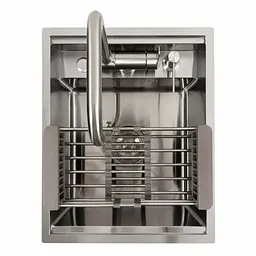 Кухонна мийка CM 40x50 прихована нержавійка Platinum Handmade, Нержавіюча сталь - мініатюра 4