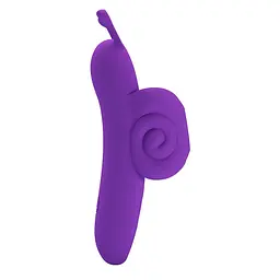 Вібратор на палець Pretty Love Snail Honey Finger, 10 см (фіолетовий)