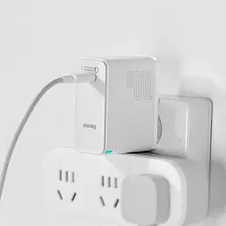 Мережевий зарядний пристрій Baseus GaN2 Fast Charger 1Type-C + Cable Type-C to Type-C 1.5m 100W TZCCGAN-L02 White - мініатюра 5