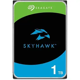 Жорсткий диск 3.5` 1Tb Seagate SkyHawk, SATA3, 256Mb, 5400 rpm (ST1000VX013)