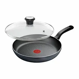 Tefal Сковорода з кришкою So' Light, 28см, алюміній, бакеліт, скло, чорний