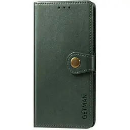 Шкіряний чохол-книжка GETMAN Gallant (PU) для TECNO Pop 5 LTE Зелений