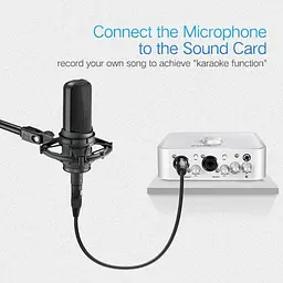 Аудіо кабель Ugreen AV130 Cannon Male to Female Microphone Extension Audio Cable 3 м чорний (20711) - мініатюра 3