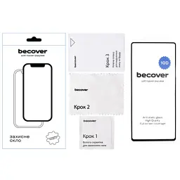 Скло захисне BeCover Samsung Galaxy S25 Ultra SM-S938 10D Black (712723) - мініатюра 3