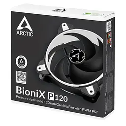 Корпусний вентилятор 120 мм Arctic BioniX P120 ACFAN00116A White/Black - мініатюра 4