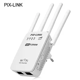 Міні Wi-Fi Роутер підсилювач сигналу ретранслятор репітер точка доступу 1200 Мбіт/с WIFI PIX-LINK LV-AC05 - мініатюра 4