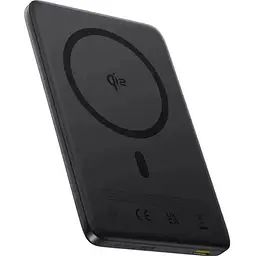 Зовнішній акумулятор Baseus PicoGo AM41 Ultra-Slim Qi2 Magnetic Power Bank 10000 mAh 27W - бездротове зарядне чорне - мініатюра 6