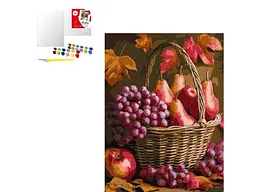 Картина за номерами Осінні фрукти, Ідейка (30х40 см)