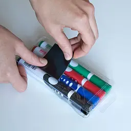 Маркер Axent Whiteboard Comfort Grip 2552-A 2 мм 4 шт. (2552-40-A) - мініатюра 5