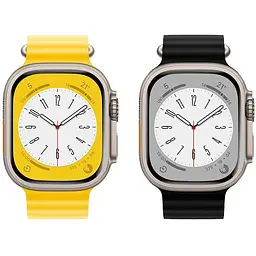 Ремінець Hoco iWatch WA12 Original series marine double buckle silicone strap (38/40/41 мм) white - мініатюра 8
