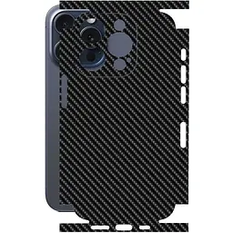 Захисна плівка StatusSKIN для Apple iPhone 15 Pro Корпус Вініл Карбон чорний