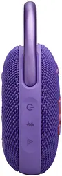 Портативна акустика JBL Clip 5 Purple (JBLCLIP4PUR) (6980787) - мініатюра 3