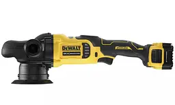 Полірувальна машина акумуляторна DeWalt з АКБ та ЗП DCM848P2 - мініатюра 2