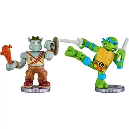 Ігровий набір Akedo TMNT Леонардо та Рокстеді (123222) - мініатюра 2
