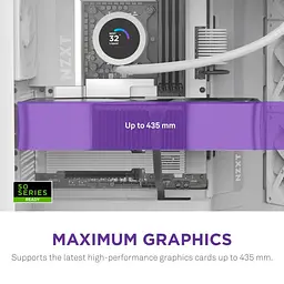 Корпус NZXT H9 Flow Tempered Glass без БЖ White (CM-H92FW-01) - мініатюра 3