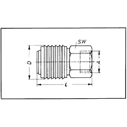 Штуцер Wurth 7.2IT-г1/4IN (06991014) - мініатюра 2