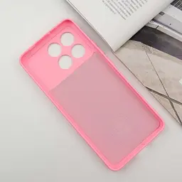 Чохол TPU GETMAN Liquid Silk Full Camera для Xiaomi Poco X6 Pro Рожевий / Pink - мініатюра 3