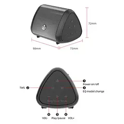 Бездротова акустика Xdobo BMTL TRY&GO Mini 15 ватів до 36 годин - мініатюра 5