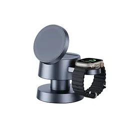 Зарядний пристрій No Brand 4в1 WS40AP-25W Lightning Сірий (2887966005) - мініатюра 3
