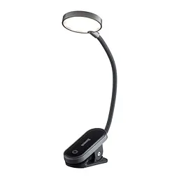 Настільна лампа Baseus Comfort Reading Mini Clip Lamp Темно-сірий