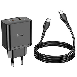 МЗП Hoco N35 Streamer PD45W (2C) + Type-C to Type-C Black - мініатюра 4