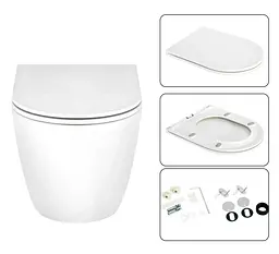 Набір Qtap Nest 4 в 1 підвісний унітаз Scorpio Ultra Quiet 520x365x365 + комплект інсталяції QT1433053EUQW45167 - мініатюра 7