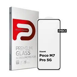 Скло захисне Armorstandart Pro Xiaomi Poco M7 Pro 5G Black (ARM83140)