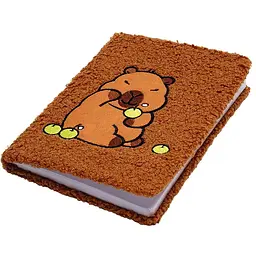 Блокнот А5 ZiBi Capybara 10 Kids Line плюшевий клітинка 80 аркушів (ZB.700024) - мініатюра 5