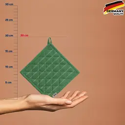 Прихватка KELA Cora, 20x20 см, зелена в смужку (12820) - мініатюра 2