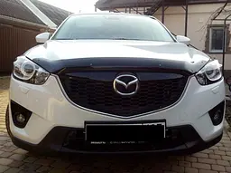 Дефлектор капоту мухобійка для MAZDA CX5, 12-, темний