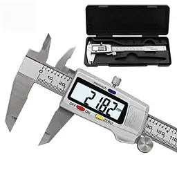 Штангенциркуль Digital Caliper металевий цифровий з екраном 0-150 мм у футлярі 