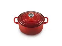 Каструля Le Creuset Signature Cast Iron Round Casserole 20 см Cerise (21177200602430) - мініатюра 5