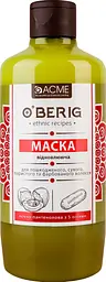 Олія-маска O'Berig Яєчно-пантенолова з 5 оліями, для пошкодженного, сухого, пористого та фарбованого волосся, 500 мл - мініатюра 7